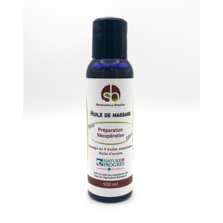 Huile massage arnica